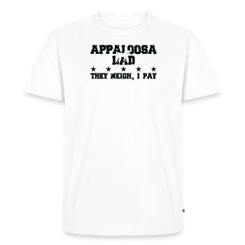 Pferdedad - Appaloosa - T-shirt Premium bio Homme - blanc - Devant - Nico (187cm)