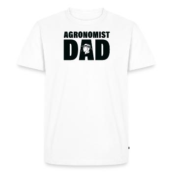Job - Agronomist father - Men's Premium Organic T-Shirt - white - Front - Nico (187cm)