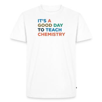 Enseigner des professeurs de chimie - T-shirt Premium bio Homme - blanc - Devant - Nico (187cm)