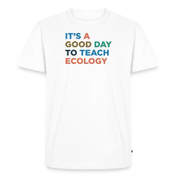 Teaching ecological teachers - Men's Premium Organic T-Shirt - white - Front - Nico (187cm)
