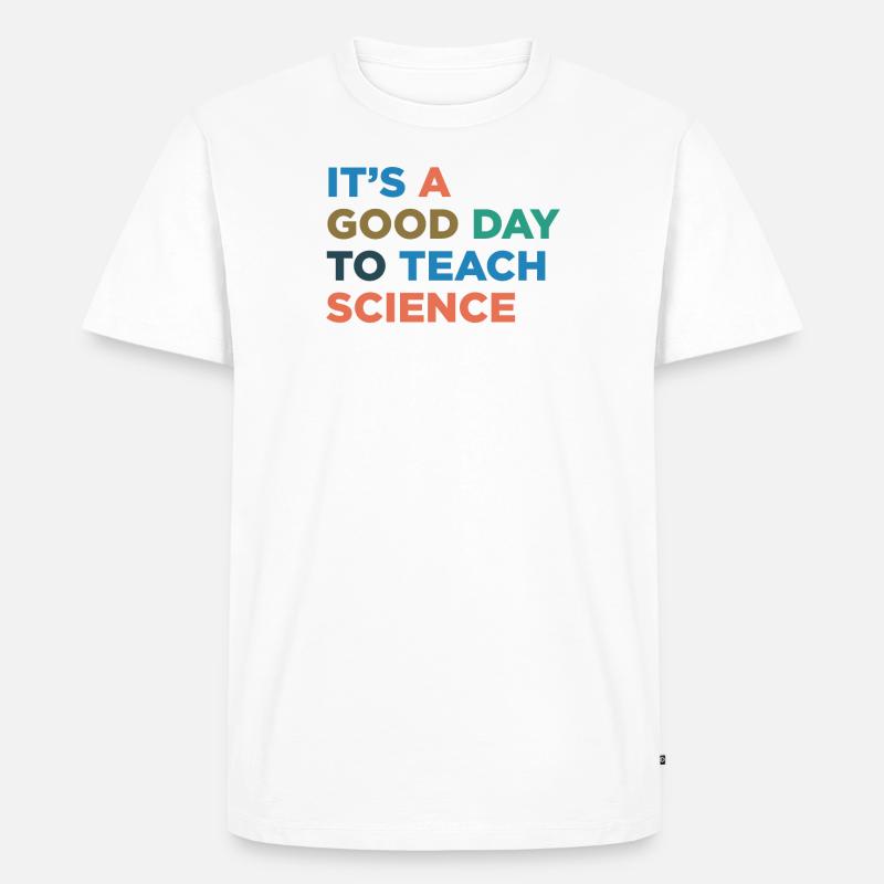 Enseigner les professeurs de sciences - T-shirt Premium bio Homme - blanc