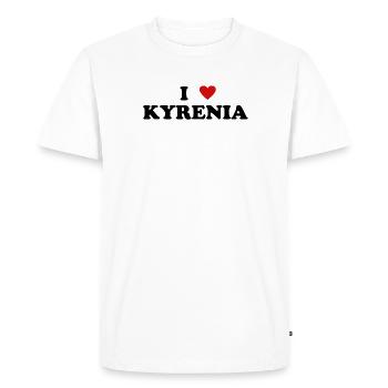 Heart Cyprus City - I Love Kyrenia - Men's Premium Organic T-Shirt - white - Front - Nico (187cm)