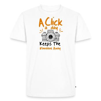 Cliquez sur Capture Slay - Photographie drôle - T-shirt Premium bio Homme - blanc - Devant - Nico (187cm)