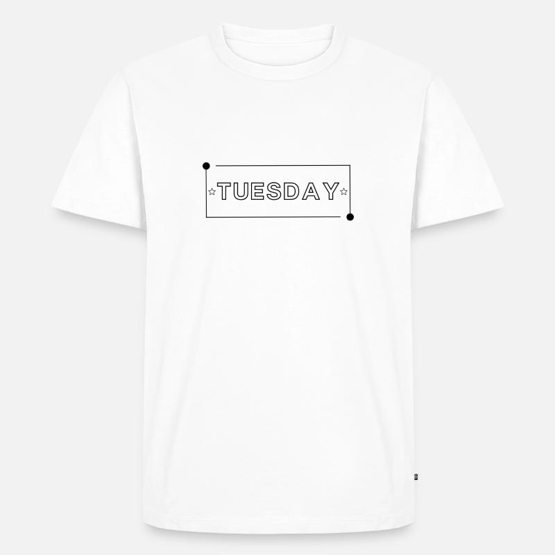 Thuesday is a good Day - Männer Premium Bio T-Shirt - Weiß