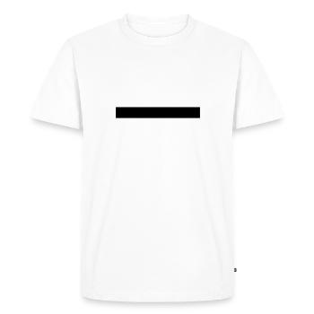 Beam, Line, Crossbeams - Men's Premium Organic T-Shirt - white - Front - Nico (187cm)
