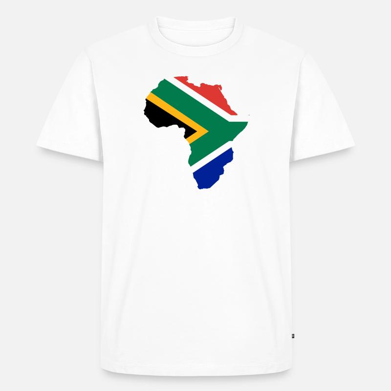 Südafrika - Männer Premium Bio T-Shirt - Weiß