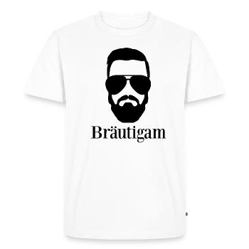 Tournée d'adieu pour célibataire - T-shirt Premium bio Homme - blanc - Devant - Nico (187cm)
