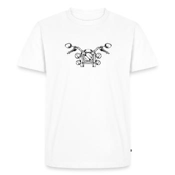 I'm not always grumpy funny biker saying - Men's Premium Organic T-Shirt - white - Front - Nico (187cm)