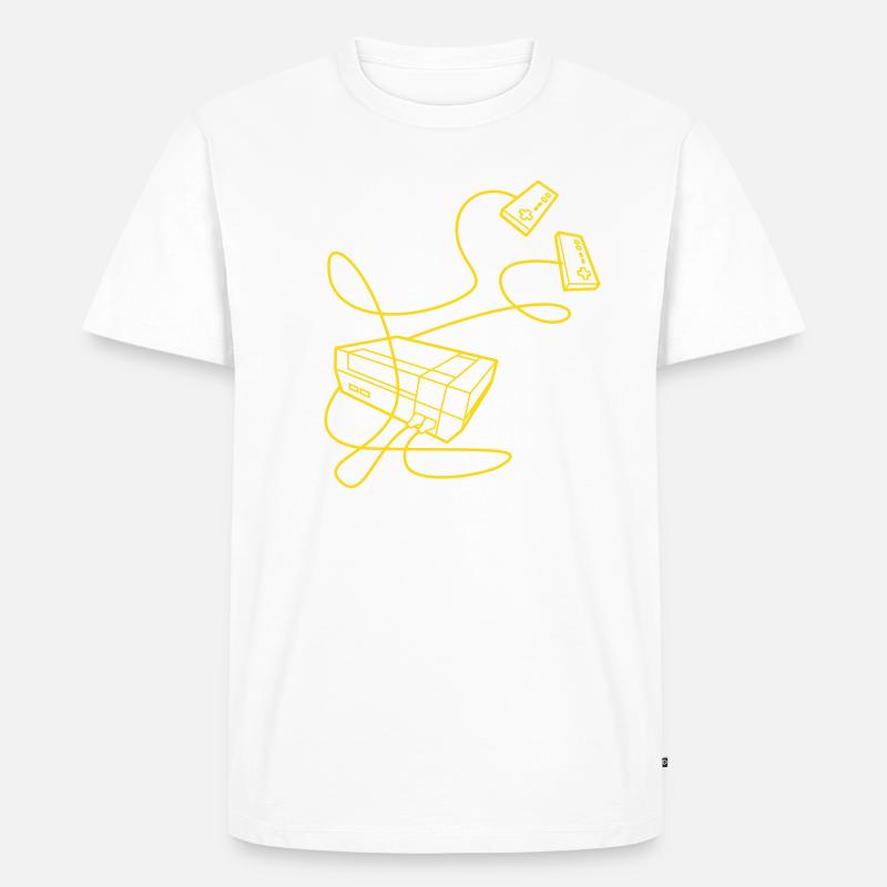 NES Console - Männer Premium Bio T-Shirt - undefined