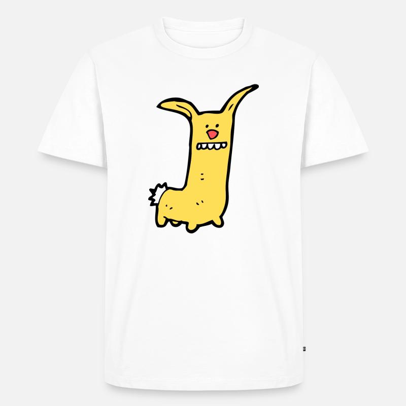 Lustiges Comic Tier - Männer Premium Bio T-Shirt - Weiß