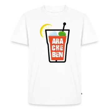 ARA CHE BEN - Cocktail S P R I T Z Icon - Men's Premium Organic T-Shirt - white - Front - Nico (187cm)