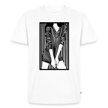 Fashion Mode Sexy - T-shirt Premium bio Homme - blanc - Devant - Nico (187cm)