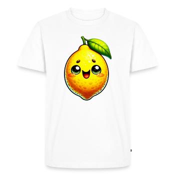 Citron Citrons - T-shirt Premium bio Homme - blanc - Devant - Nico (187cm)