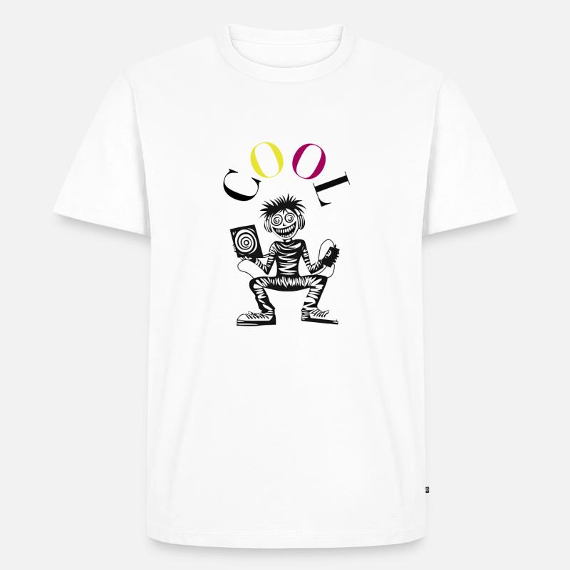 Cool / Supercool - Männer Premium Bio T-Shirt - Weiß