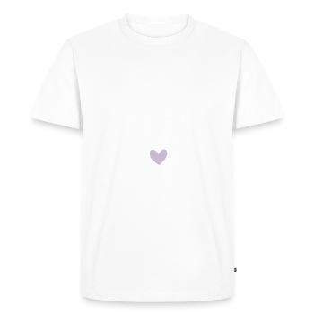 Maman D'Amour - T-shirt Premium bio Homme - blanc - Devant - Nico (187cm)