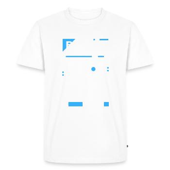 Baltic Sea Design - Men's Premium Organic T-Shirt - white - Front - Nico (187cm)