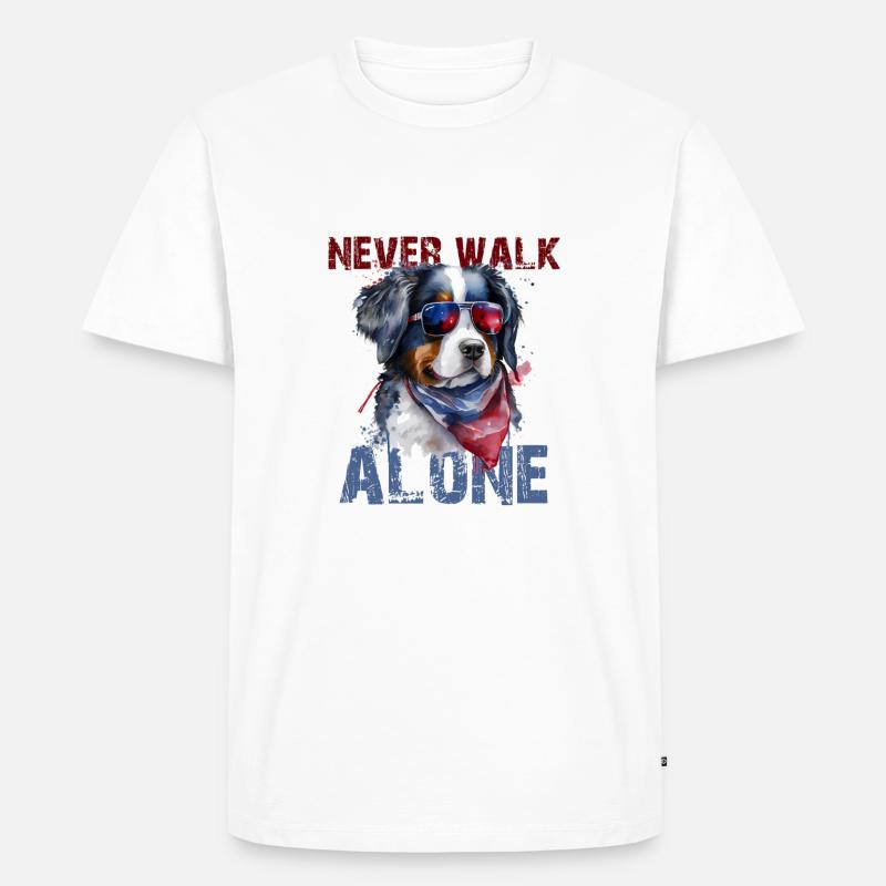 Berner Sennenhund - Männer Premium Bio T-Shirt - Weiß