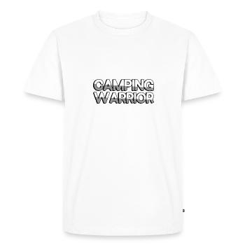 CAMPING WARRIOR - Camping - T-shirt Premium bio Homme - blanc - Devant - Nico (187cm)