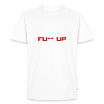 Si vous ne connaissez pas s*** - T-shirt Premium bio Homme - blanc - Devant - Nico (187cm)