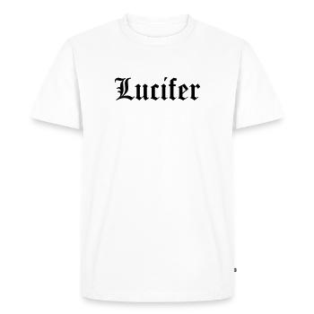 Lucifer - T-shirt Premium bio Homme - blanc - Devant - Nico (187cm)
