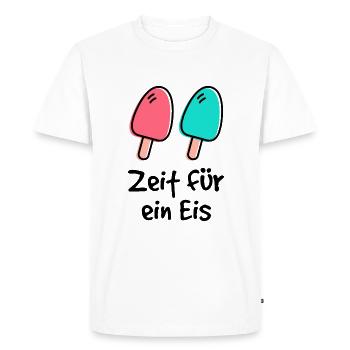 Time for a popsicle! - Men's Premium Organic T-Shirt - white - Front - Nico (187cm)