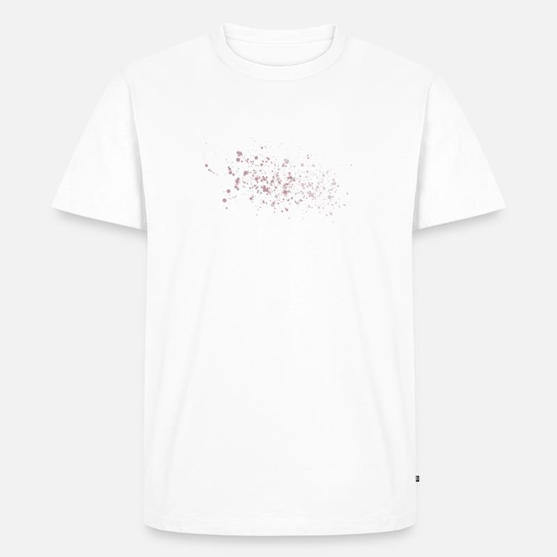 BLOOM - Männer Premium Bio T-Shirt - Weiß
