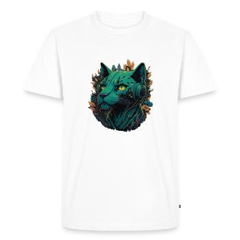 Panter Panter Vintage Gaming - T-shirt Premium bio Homme - blanc - Devant - Nico (187cm)