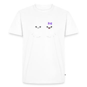 You're Boo-Tiful Boo Ghost Halloween Costume - Men's Premium Organic T-Shirt - white - Front - Nico (187cm)