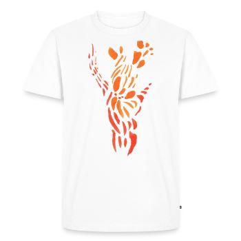 Tree Ornament - Men's Premium Organic T-Shirt - white - Front - Nico (187cm)