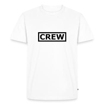 Crew - Men's Premium Organic T-Shirt - white - Front - Nico (187cm)