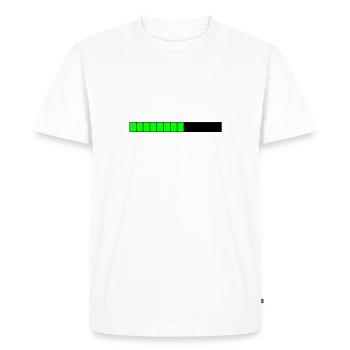 motif réveil en cours - T-shirt Premium bio Homme - blanc - Devant - Nico (187cm)