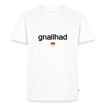 gnallhad - T-shirt Premium bio Homme - blanc - Devant - Nico (187cm)