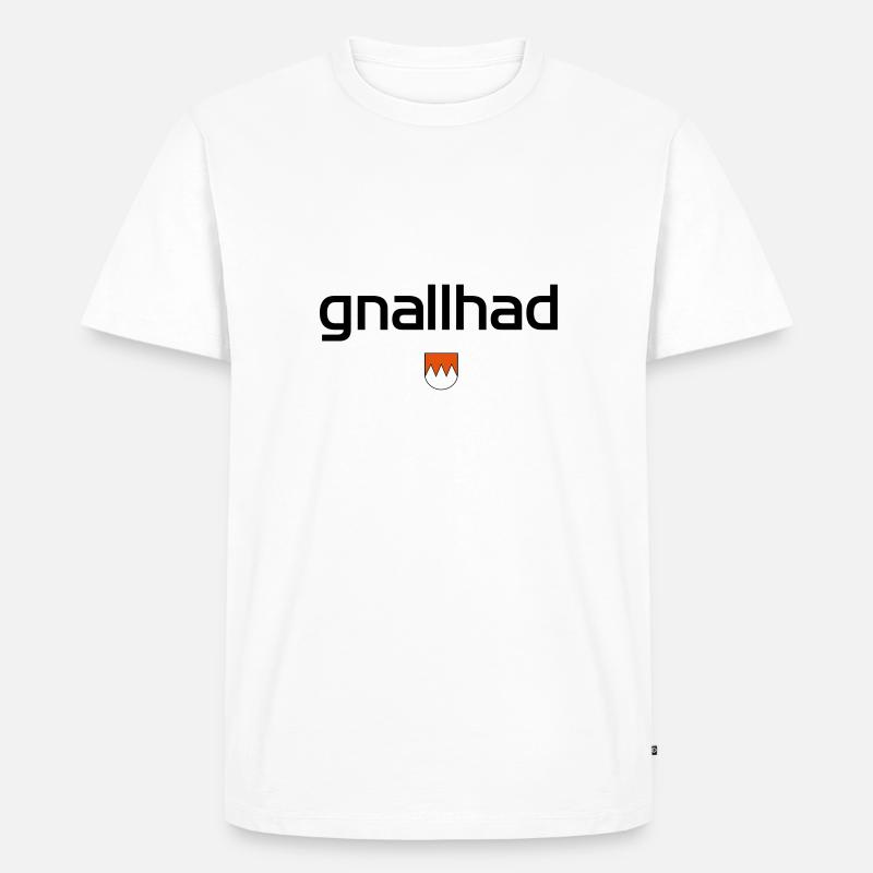 gnallhad - Männer Premium Bio T-Shirt - Weiß