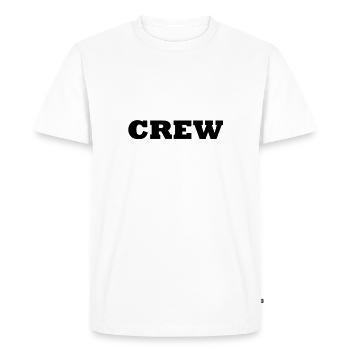 Crew - Men's Premium Organic T-Shirt - white - Front - Nico (187cm)