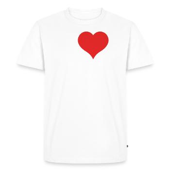 New Jersey - T-shirt Premium bio Homme - blanc - Devant - Nico (187cm)