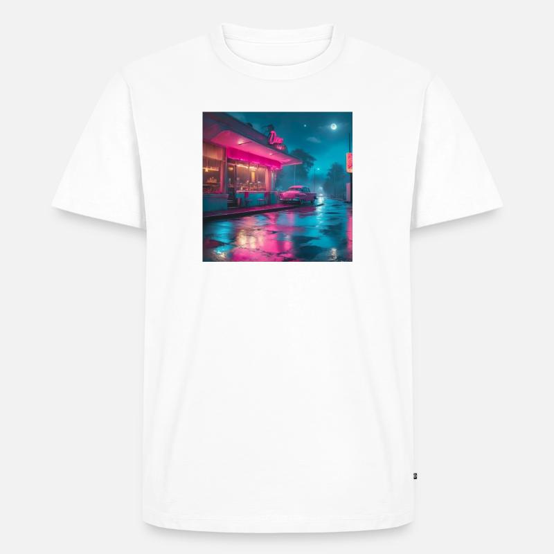 old dinner - Men's Premium Organic T-Shirt - white