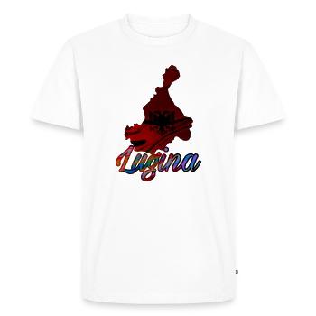 Lugina - T-shirt Premium bio Homme - blanc - Devant - Nico (187cm)