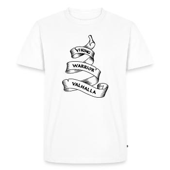 Viking pennant or banner transparent - Men's Premium Organic T-Shirt - white - Front - Nico (187cm)