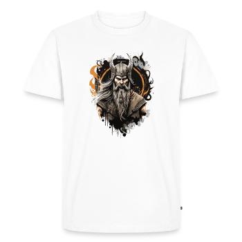 Viking - T-shirt Premium bio Homme - blanc - Devant - Nico (187cm)