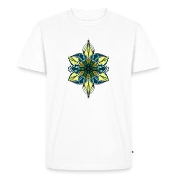 Ornement - T-shirt Premium bio Homme - blanc - Devant - Nico (187cm)