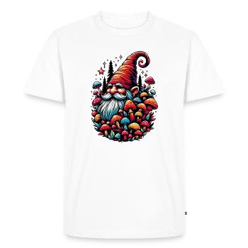 Gnome - T-shirt Premium bio Homme - blanc - Devant - Nico (187cm)