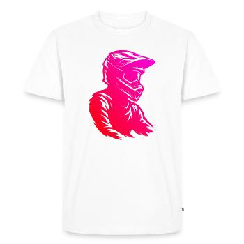 Motocross Adore porter - T-shirt Premium bio Homme - blanc - Devant - Nico (187cm)