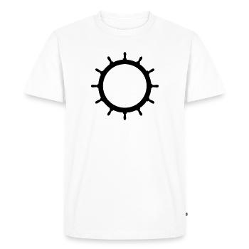 Volant 1c VIDE - T-shirt Premium bio Homme - blanc - Devant - Nico (187cm)