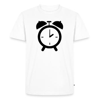 réveille - T-shirt Premium bio Homme - blanc - Devant - Nico (187cm)
