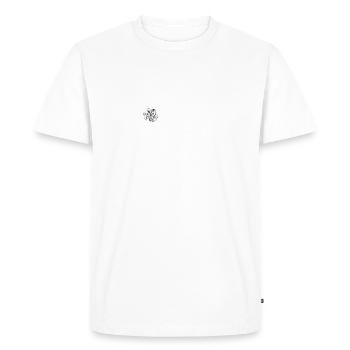 Demande en mariage Marry Me Proposition de mariage - T-shirt Premium bio Homme - blanc - Devant - Nico (187cm)