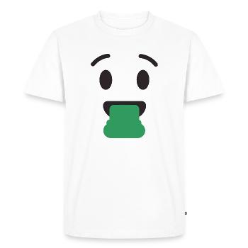 Emoticon Hand Costume Carnival Group Costume - Men's Premium Organic T-Shirt - white - Front - Nico (187cm)