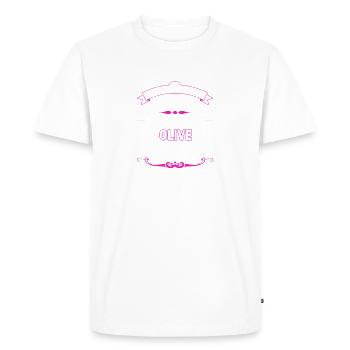 je ne suis pas Parfaite Olive - T-shirt Premium bio Homme - blanc - Devant - Nico (187cm)