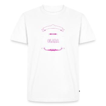 je ne suis pas Parfaite Clara - T-shirt Premium bio Homme - blanc - Devant - Nico (187cm)