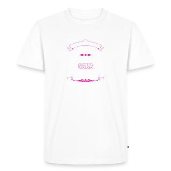 je ne suis pas Parfaite Sara - T-shirt Premium bio Homme - blanc - Devant - Nico (187cm)