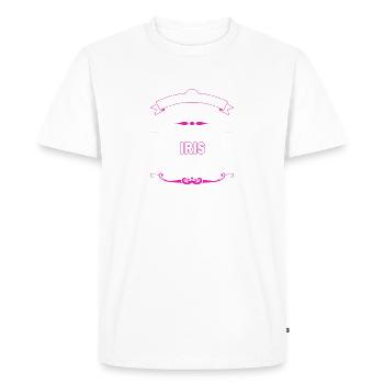 je ne suis pas Parfaite Iris - T-shirt Premium bio Homme - blanc - Devant - Nico (187cm)